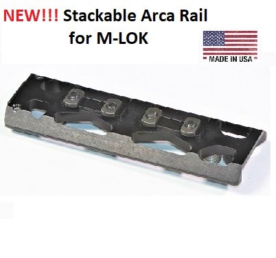 Field Optics Research Stackable M-LOK to Arca-Swiss Adapter for Tripod 4.73″ Rail